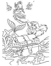 Top coloring pages disney the little mermaid colouring. Online Coloring Pages Flounder Coloring Ariel And Flounder The Fish The Little Mermaid Ariel
