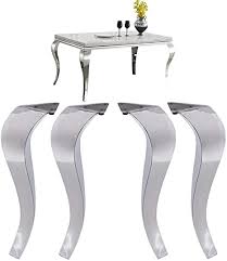 Maybe you would like to learn more about one of these? Amazon Com 4 Pieces Of Stainless Steel Furniture Legs Load 700kg Silver Mirror Tv Cabinet Foot Coffee Table Legs Stool Foot Dining Table Legs Durable Non Slip Metal Cabinet Legs Home Kitchen