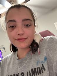 He may be tiny, but this baby boy is already full of personality. Rat  Eferon is almost 2 months old and still a bit shy—but he's making progress  every day. Once he