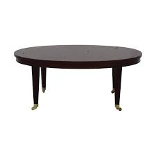 River stone small charcoal stone coffee table. 90 Off Baker Furniture Baker Furniture Coffee Table With Tray Pull Outs Tables