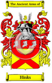 Hinks Name Meaning, Family History, Family Crest & Coats of Arms