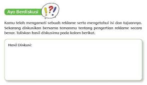 1.rajin belajar dan mengerjakan tugas. Macam Reklame Halaman 93 96 Tema 6 Kelas 6