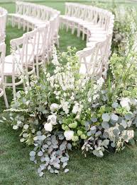 Today i'm sharing two free editable downloads that you can print at home and turn into your own custom wedding ceremony chair reserved signs! Beautiful Ways To Style The Last Row Of Chairs At Your Wedding Ceremony Martha Stewart