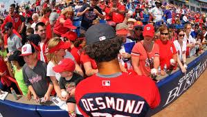 The nationals compete in major league baseball. Nationals Wrap Up Home Spring Play Against Mets