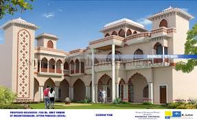 Heritage Haveli Design Amethi Architecture Design Portfolio Village House Design Mansion Designs Model House Plan
