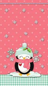 Winter Penguin Wallpaper Iphone Android Cute Wallpaper Iphone Christmas Cute Christmas Wallpaper Christmas Phone Wallpaper
