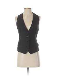 Details About Tom Ford Women Black Tuxedo Vest 40 Italian