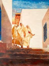 Au Detour D Une Traboule Peinture A L Huile Tableaux Orignal Piece Unique Dimension L60xh80 Www Cpadt Com Egyptian Art Islamic Art Native Art