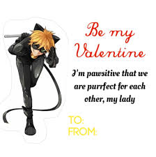 These cat related pick up lines will surely work for you. Be My Valentine Card Inspired By Chat Noir Valentines Movies Miraculous Ladybug Movie Card