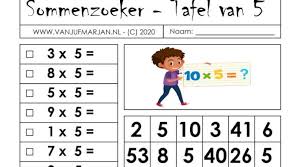 Tafels oefenen en kleuren tafel kleurplaat beste van 21 nieuw tafels oefenen line galerij woondecoratie tafelsommen groep 4. Puzzel Archieven Vanjufmarjan