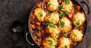 Classic Beef And Red Wine Stew With Cheesy Dumplings Recipe Stew And Dumplings Beef Recipes Beef Stew Recipe