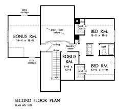 2nd Floor Floor Plans Craftsman Style House Plans House Plans