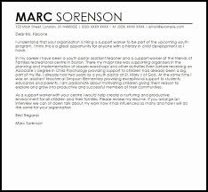 Letters Of Support Template Elegant Support Worker Cover Letter Sample Cover Letter Sample Cover Letter For Resume Cover Letter For Internship
