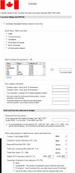 You can check the correct swift codes for your royal bank of canada (rbc) branch here. Create A Canadian Eft File With Ach Universal Electronic Funds Transfer Software