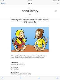 Conciliatory Word Families Vocab Provocative