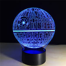 3d Death Star Night Lights Optical Visualization Illusion Lamp Star Wars Ds 1 Platform 7 Colors Change Touch Switch Table Lamp Table Lamp Lamp Table Lamptable Touch Lamps Aliexpress