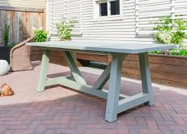 Painting Our Diy Patio Table Part Ii Diy Patio Table Diy Patio Outdoor Decor Backyard