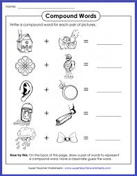 Compound Words Worksheets Super Teacher Worksheets