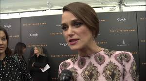 The Imitation Game: Keira Knightley Red Carpet Movie Premiere Interview