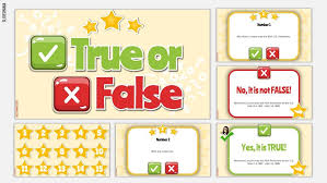 Apr 15, 2020 · here you would find 100 true or false trivia questions fit for any competition as well as growing common senses. True Or False Interactive Slides Template Slidesmania
