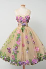 Parfait D Amour Tulle Homecoming Dress Homecoming Dresses Short Floral Homecoming Dresses