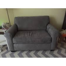 Pottery barn turner square arm upholstered twin sleeper sofa with memory foam mattress. Pottery Barn Buchanan Square Arm Upholstered Twin Sleeper Sofa Aptdeco