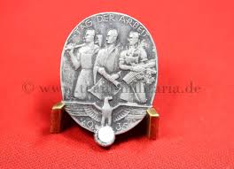 Abzeichen tag der arbeit 1935. 1935 Drittes Reich Abzeichen Tag Der Arbeit 8 90