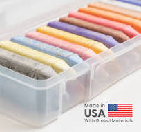 Plastic Storage Containers with Latching Lid Large 10 Pack