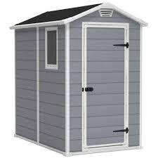 Tepro Kunststoff Gartenhaus Manor 46 S Grau Bxt 118 Cm X 184 Cm Kaufen Bei Obi Lagerschuppen Aufbewahrung Garten Schuppen Design