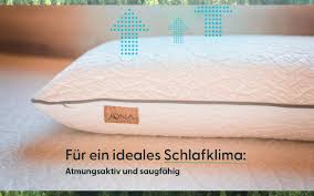 Wenn sie unsicher mit der kissenhöhe sind, entscheiden sie sich einfach für ein kissen mit separaten einlegeplatten. Kopfkissen Von Jona Sleep Kissen Aus 100 Naturlatex Jona Sleep