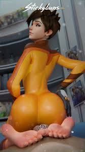 overwatch, tracer, stickybuns, 3d, chastity cage - Rule 34 XYZ