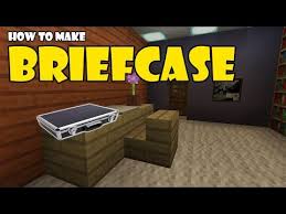 How To Make A Briefcase Minecraft Pe Pocket Edition Mcpe Aka Suitcase Youtube Pocket Edition Minecraft How To Make