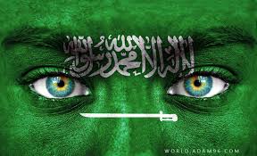 تحميل اجمل خلفيات السعودية علم السعودية على وجه طفل غلاف فيس بوك national day saudi poster movie posters