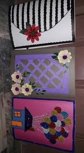 Your kids can use their hands for more than just cutting and gluing paper with this project. Pin By Asif Ali On File Decoration Book Cover Diy File Decoration Ideas Folder Cover Design