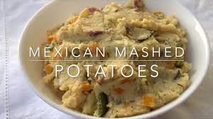 To make four liberal servings, peel 2 lb. Mexican Mashed Potatoes Youtube