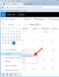 Sharing Exchange Online Calendars Using The Outlook Web App It Help And Support