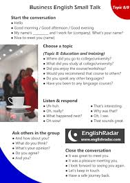 Business English Small Talk 8 Small Talk Small Talk Topics Learn English Words