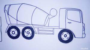 Cara menggambar pohon tomat youtube. Cara Mudah Menggambar Mobil Truk Molen Tutorial Indonesia Youtube