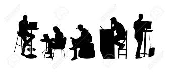 Check spelling or type a new query. Business People Working On Computer In Office Silhouette Man Royalty Free Cliparts Vectors And Stock Illustration Image 141765458