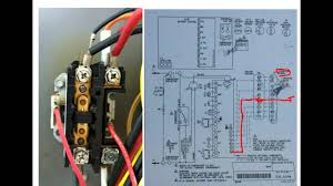 As shown in the diagram, you will need to power up the thermostat and the 24v ac power is connected to the r and c terminals. Hvac Training Understanding Schematics Contactors 2 Youtube