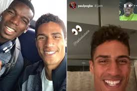 Jelang Transfer ke MU, Varane dan Pogba Video Call, Saling Senyum Sumringah 