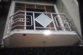 Glacier is an interior glass railing that uses stainless steel clamps and glass panels as infill. Balcony Grill Modern Railing Design For House Front Novocom Top