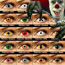 All customers get free shipping on orders over $25 shipped by amazon. Buy Crazy Halloween Contact Lenses Cosplay Color Contact Lens Color One Pair Online In Oman 323298268007