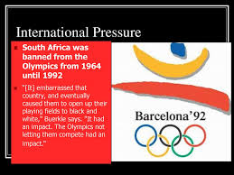 Russia's olympic committee was banned from the pyeongchang olympics due to the nation's doping scandal, but individual russian athletes will be the last nation to be banned from a winter olympics was south africa, which was barred from 1964 through 1992 due to its apartheid policies. South Africa Ppt Download
