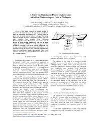 Their business is recorded as sole proprietor. Pdf A Study On Standalone Photovoltaic System With Real Meteorological Data At Malaysia
