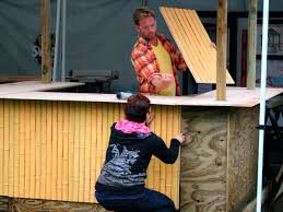 How To Build A Tiki Bar With A Thatched Roof Hgtv