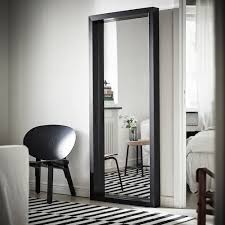 Hovet Mirror Aluminum 30 3 4x77 1 8 Ikea In 2021 Full Length Mirror In Bedroom Living Room Mirrors Full Length Mirror
