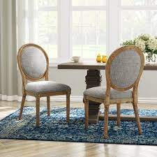 Kelly Clarkson Home Libretto Linen Upholstered Side Chair In 2021 Dining Chairs Dining Table In Kitchen Upholstered Dining Chairs