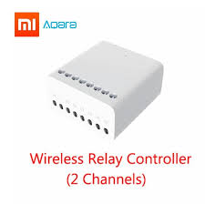 Xiao Mi Mi Jia Aqara Eigenstone Module De Controle Bidirectionnel Controleur De Relais Sans Fil 2 Canaux Fonctionnent Pour Mi In 2020 App Home Remote Control Wireless
