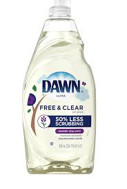Dawn Free & Clear Dishwashing Liquid, Lavender Wisp